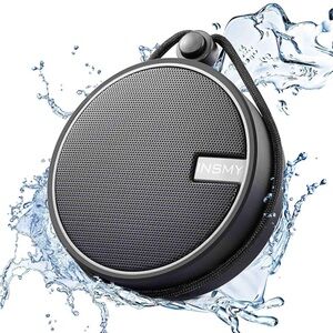 Waterproof Shower Bluetooth‎ Speaker, Portable Small Speaker,  (Black)